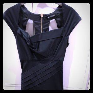 Black halo mini dress / cocktail dress